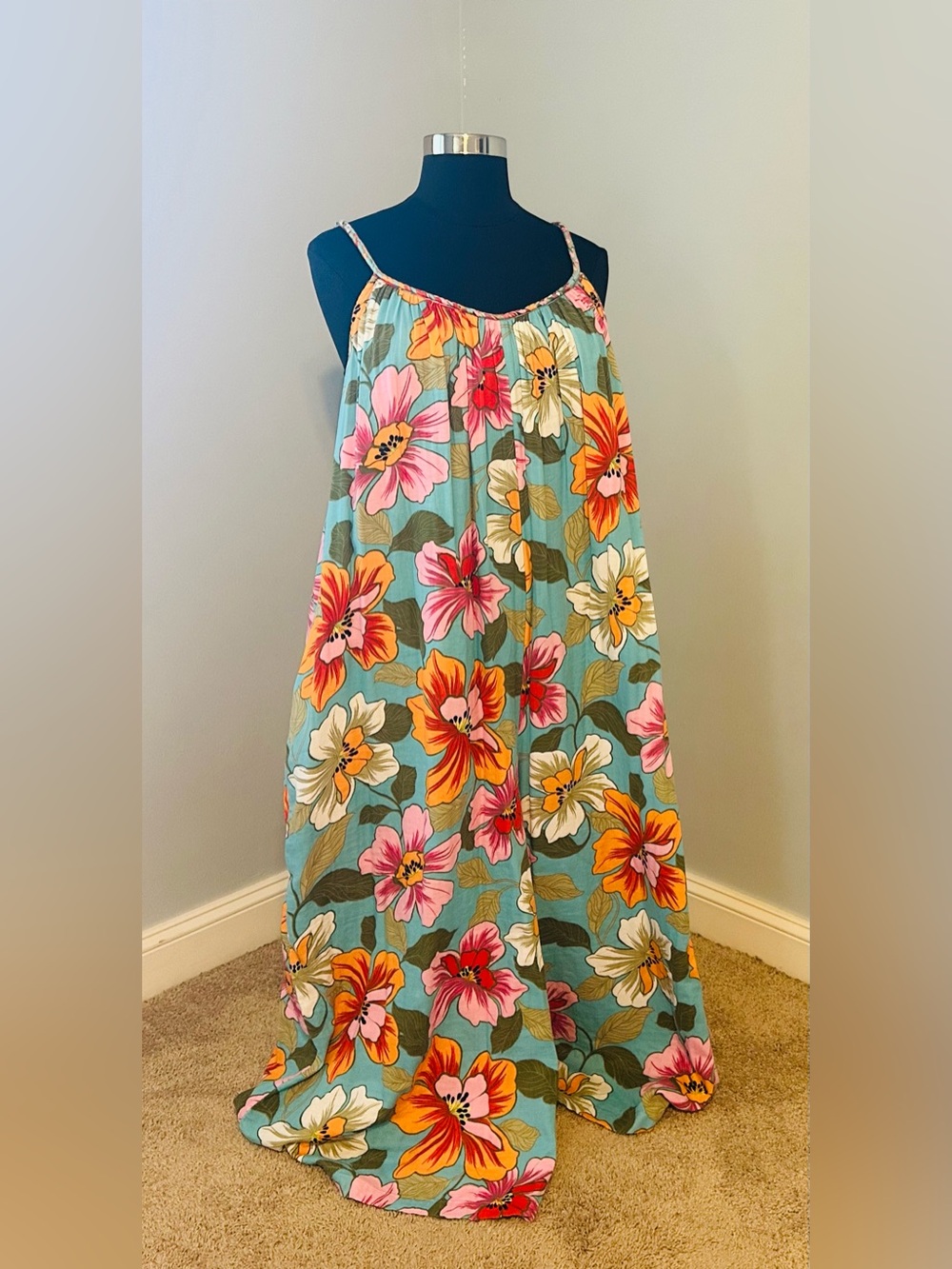 Lane Brant hibiscus romper 26/28 short